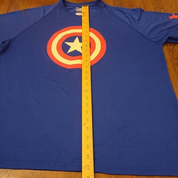 Under Armour Marvel Steve Rogers Alter Ego Captain America XL Shirt - Picture 3 of 16